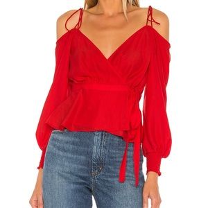 Hopeless Romantic Top in Red